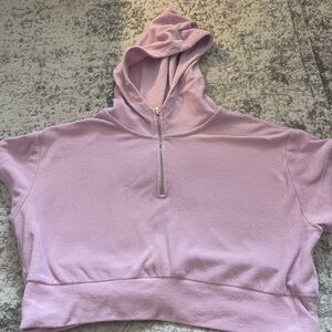 Purple Pacsun terry cloth top